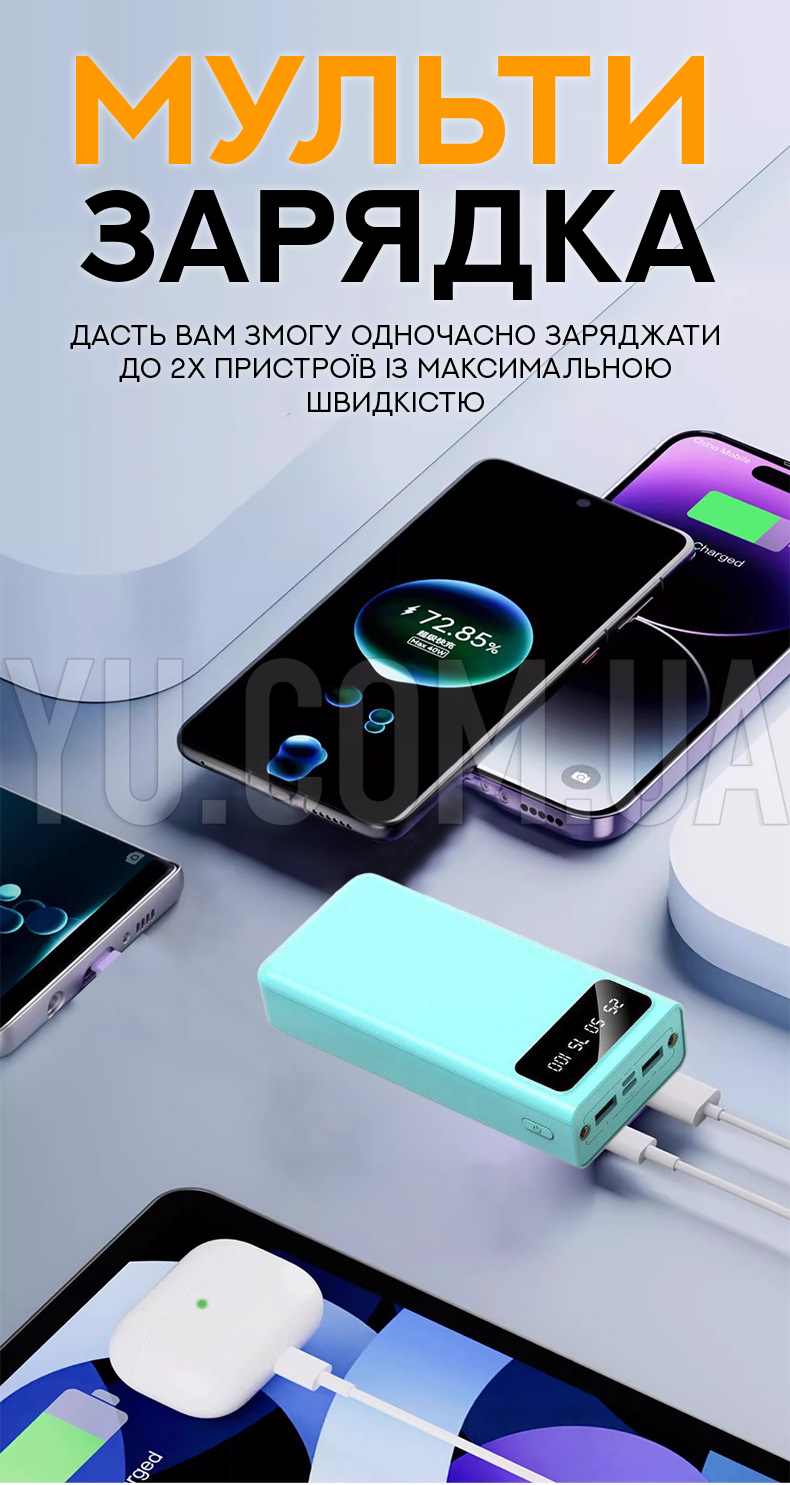 Універсальний Powerbank Smart Safe 30000mAh Універсальний Powerbank Smart Safe 30000mAh
